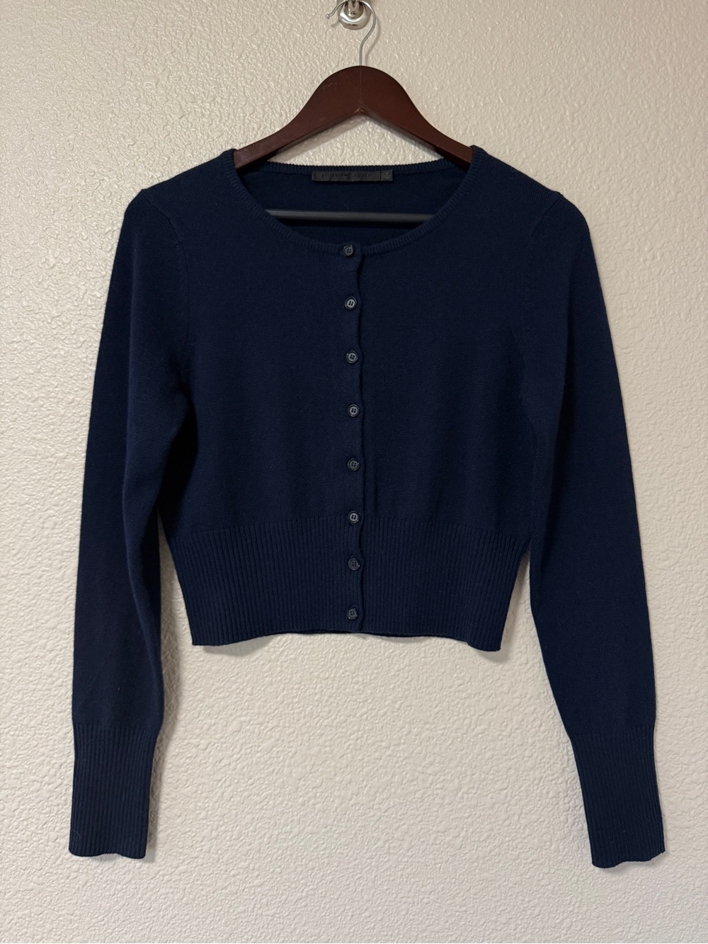 Jenni Kayne Cashmere Finley Cardigan Cropped Spring Cardigan Effortless Chic M - Picture 9 of 11